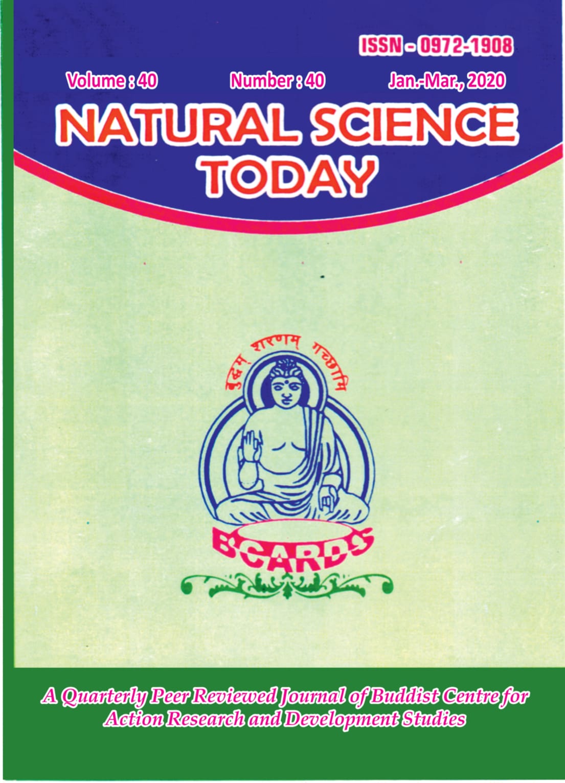 Natural Science Today Journal Cover